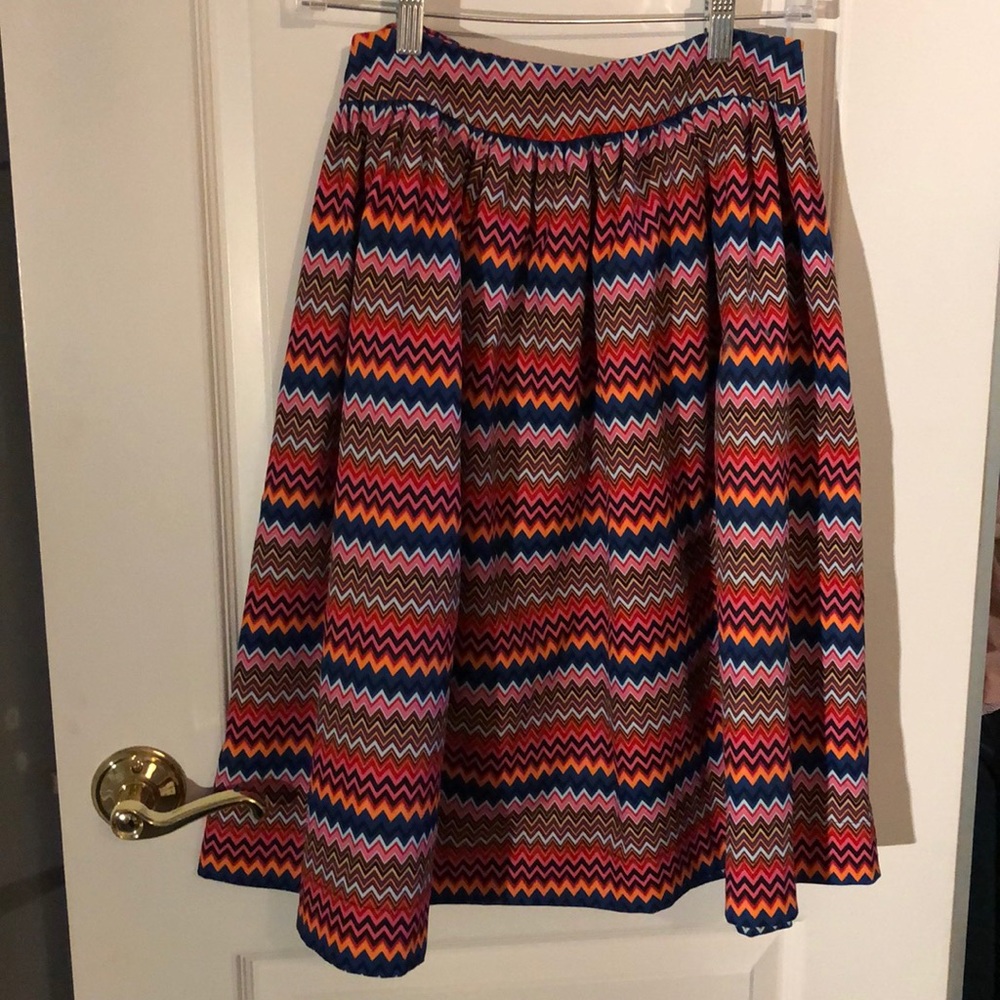 Multi colored squiggled skirt